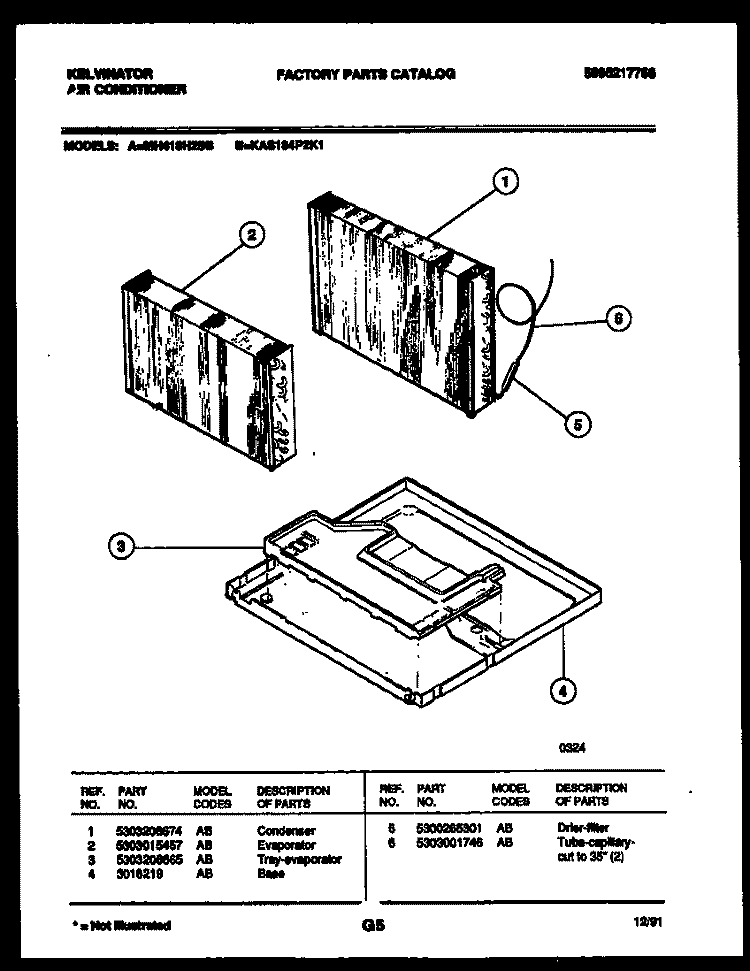 SYSTEM PARTS Diagram and Parts List for MH418H2SB  Kelvinator Air Conditioner
