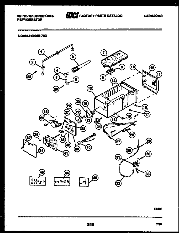 ICE MAKER AND INSTALLATION PARTS Diagram and Parts List for RS229MCD2  Frigidaire Refrigerator