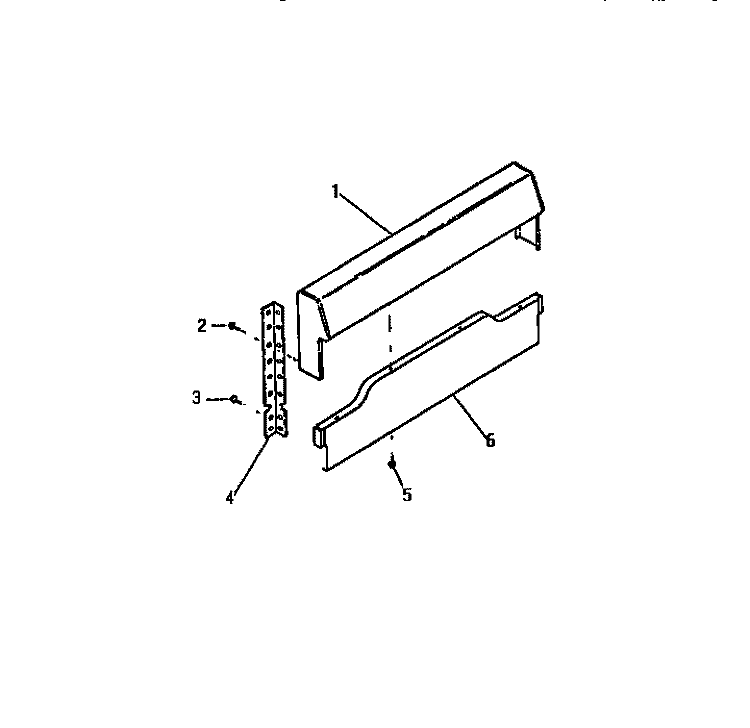 CONTROL PANEL Diagram and Parts List for R24CL1  Frigidaire Range