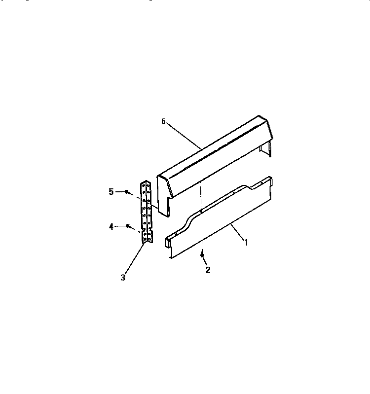 CONSOLE PANEL Diagram and Parts List for R24CL0  Frigidaire Range