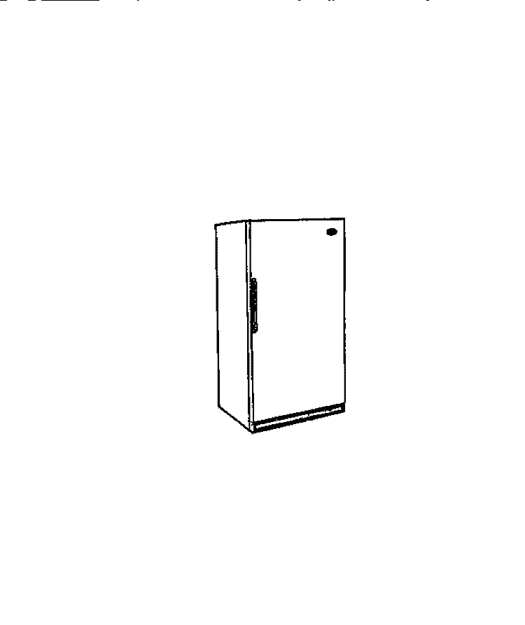 COVER Diagram and Parts List for FU199JRW1  Frigidaire Freezer