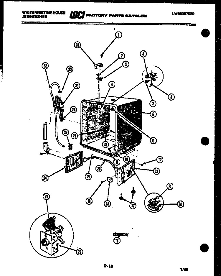 INSTALLATION PARTS Diagram and Parts List for AC051L7Z1  Frigidaire Air Conditioner