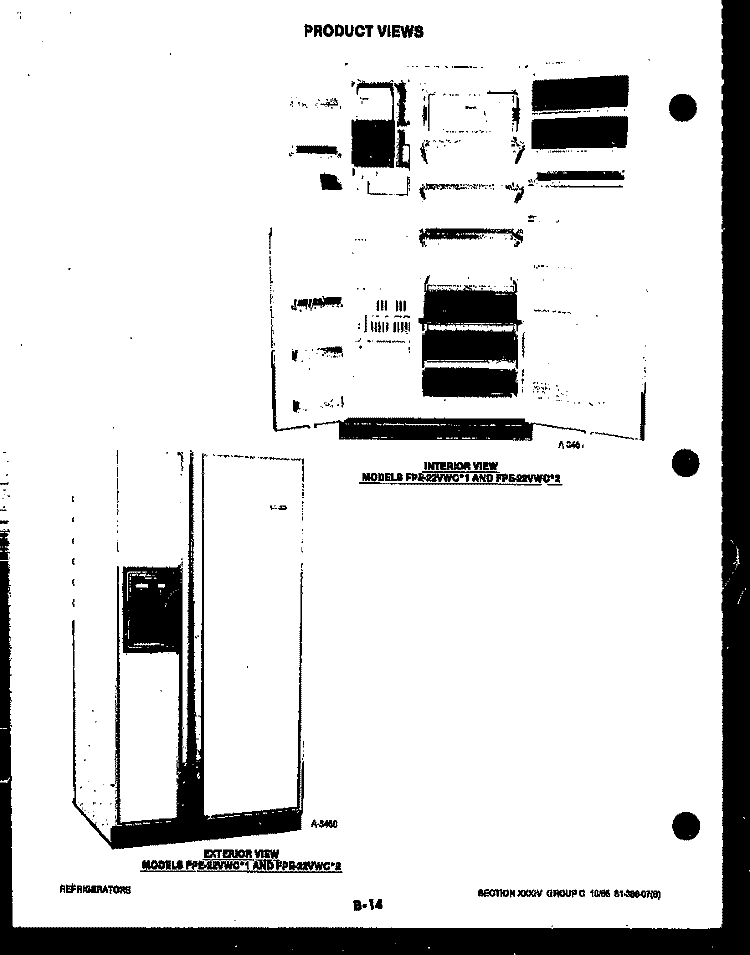 PANEL PARTS Diagram and Parts List for CFE16DL2  Frigidaire Freezer