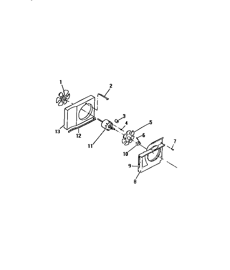 SHROUD, SCROLL, BLOWER MOTOR (`AAA` Diagram and Parts List for A1238EC2  Frigidaire Air Conditioner