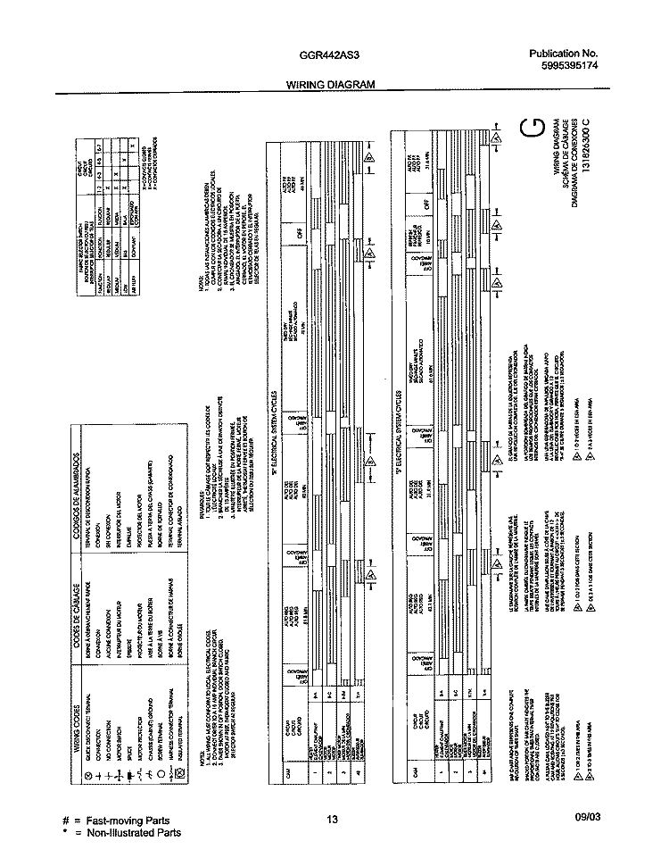 WIRING DIAGRAM Diagram and Parts List for GGR442AS3  Gibson Dryer