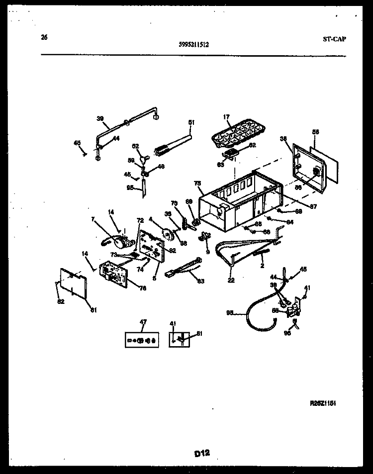 ICE MAKER AND INSTALLATION PARTS Diagram and Parts List for RS22F9YX1A  Gibson Refrigerator