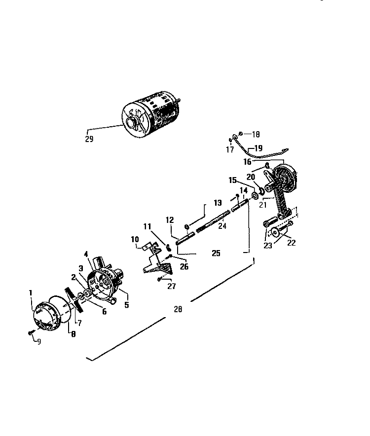 MOTOR, PUMP ASSY. Diagram and Parts List for FLS14B1D5  Frigidaire Washer
