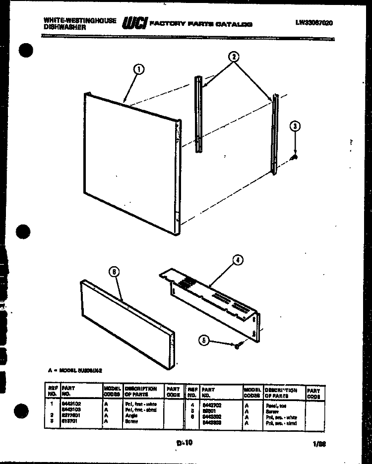 ELECTRICAL PARTS Diagram and Parts List for AC051L7Z1  Frigidaire Air Conditioner
