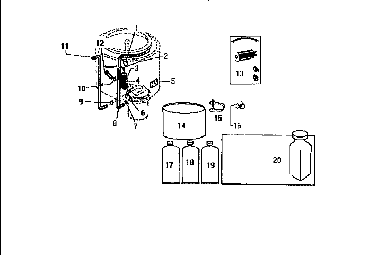 HARNESS & MISCELLANEOUS Diagram and Parts List for LA600JXV3  Frigidaire Washer