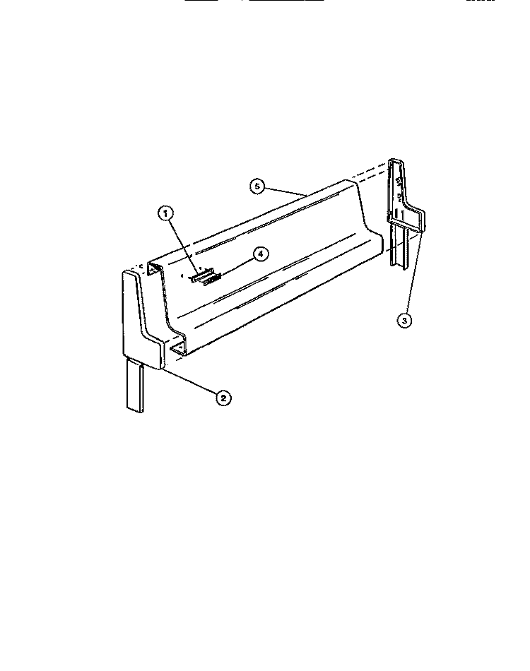 BACKGUARD Diagram and Parts List for CGC1M1DXD  Gibson Range