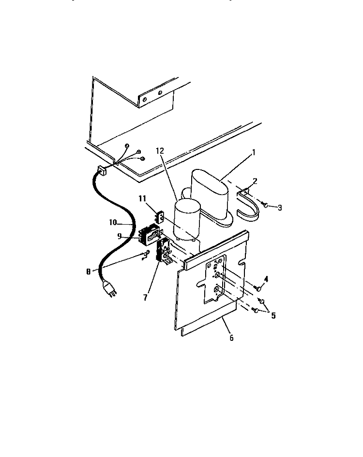CONTROLS, CAPACITORS, CORD (`AAA` C Diagram and Parts List for A4LCC2  Frigidaire Air Conditioner