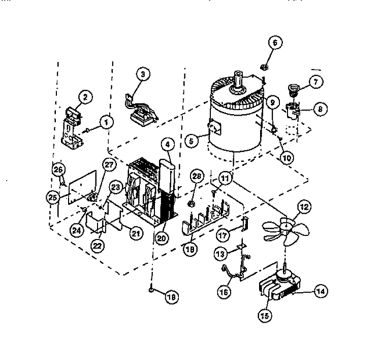 MICROWAVE OVEN MAGNETRON, TRANSFORM Diagram and Parts List for REM638BDL5  Frigidaire Range