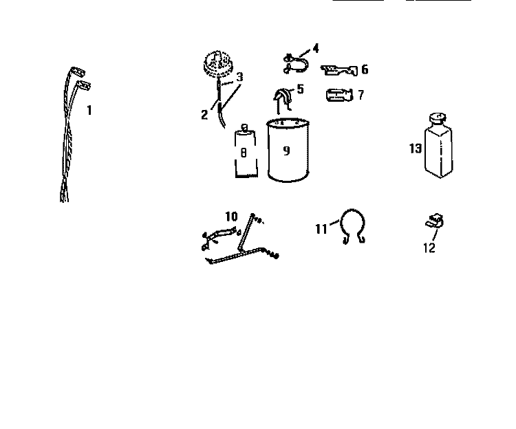 MISCELLANEOUS Diagram and Parts List for LT800JXF1  Frigidaire Washer