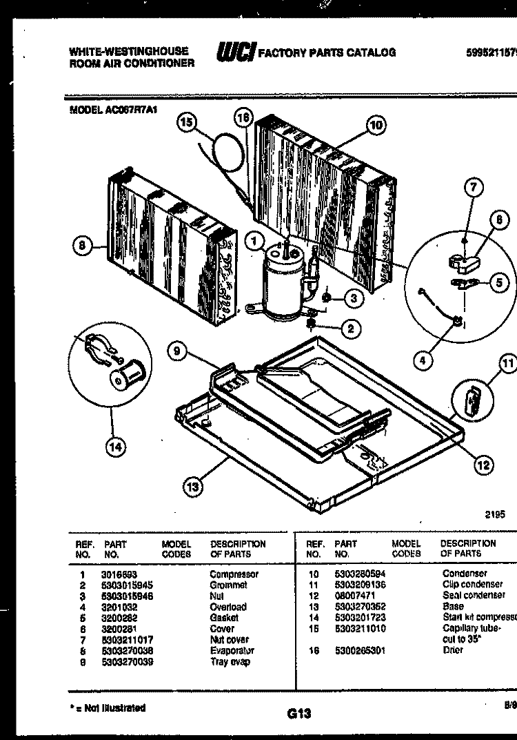 BODY PARTS Diagram and Parts List for GF710HXD3  Frigidaire Range