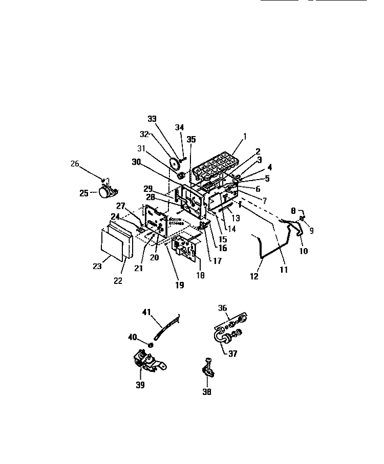 ICE MAKER Diagram and Parts List for FMW240AN5D  Kelvinator Refrigerator