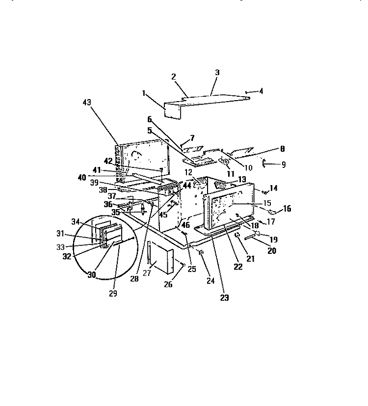 EVAPORATOR, CONDENSER (`DD` CABINET Diagram and Parts List for A13MUD2  Frigidaire Air Conditioner