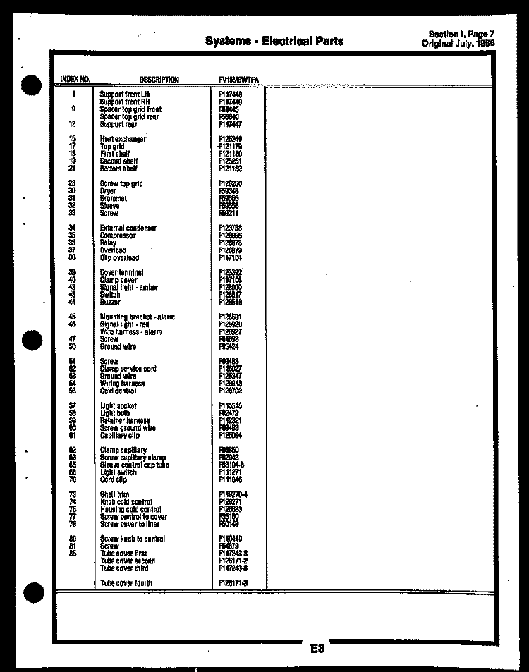 MOTOR PUMP PARTS Diagram and Parts List for SC24C7WTLB  Gibson Dishwasher