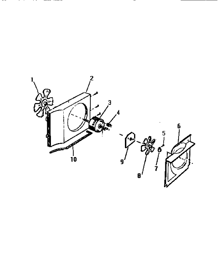 AIR HANDLING PARTS Diagram and Parts List for AC079J7B1  Frigidaire Air Conditioner