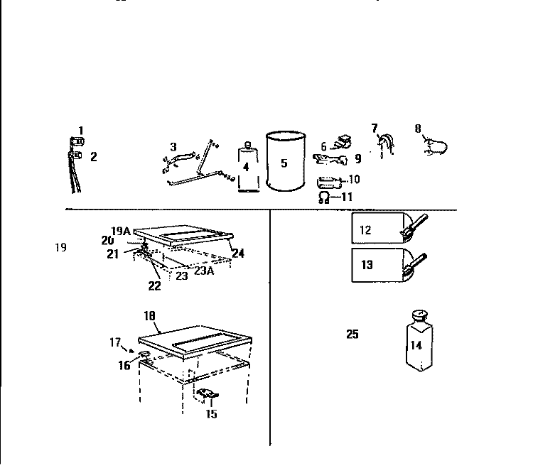 MISCELLANEOUS Diagram and Parts List for LT150JXD1  Frigidaire Washer