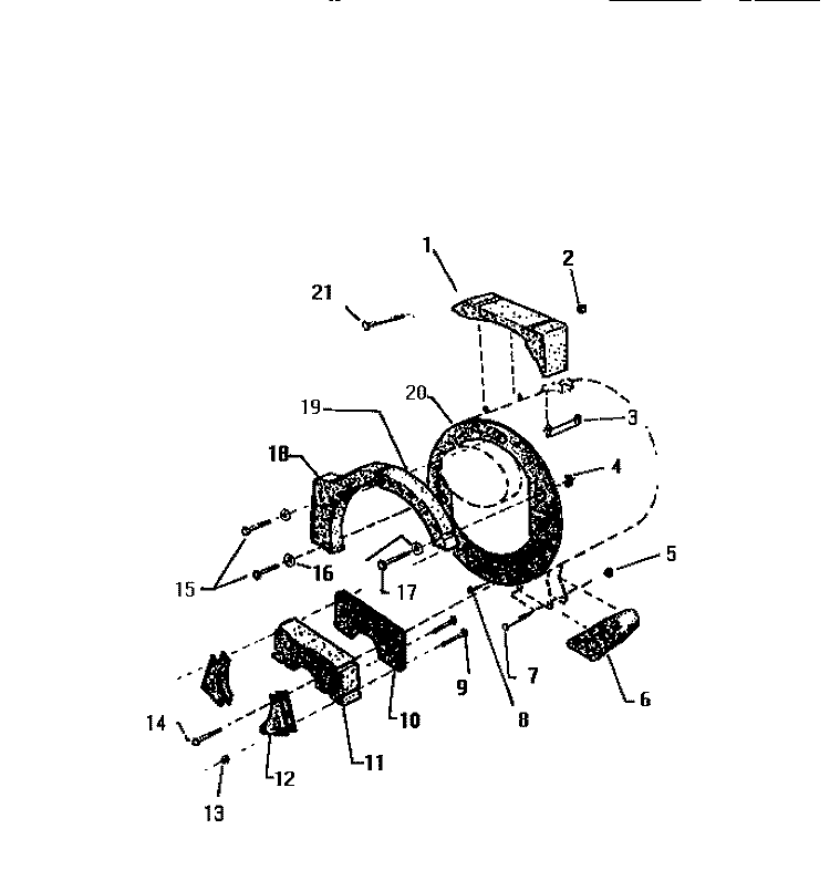 COUNTERWEIGHT SECTION Diagram and Parts List for LT150JXD1  Frigidaire Washer