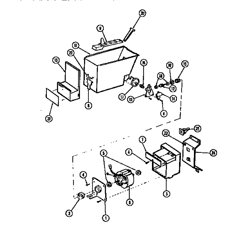 REFRIGERATOR CONTROL ASSEMBLY, DAMP Diagram and Parts List for RS249JCD0  Frigidaire Refrigerator