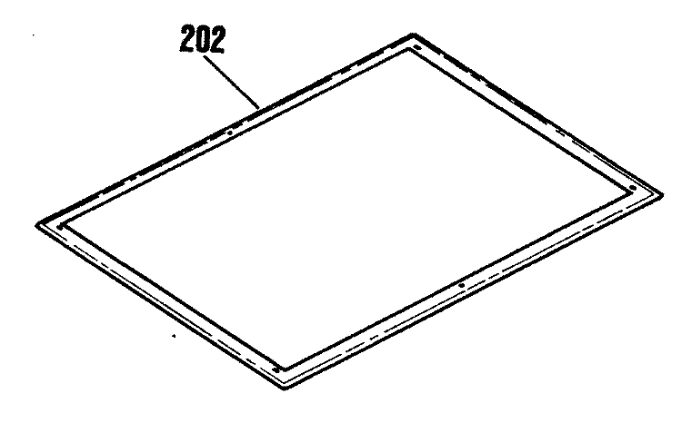 Section Diagram and Parts List for PUB3A049  General Electric Wall Oven