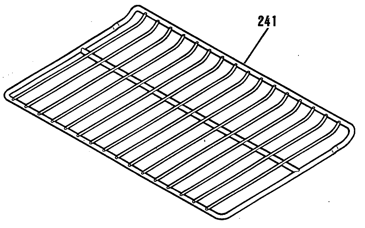 Section Diagram and Parts List for PUB3A014  General Electric Wall Oven