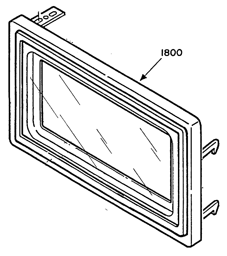 Section Diagram and Parts List for JE80T01  General Electric Microwave