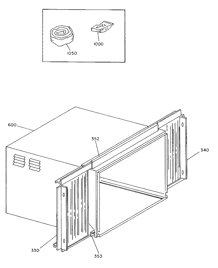 Section Diagram and Parts List for ACM12DAX1  General Electric Air Conditioner