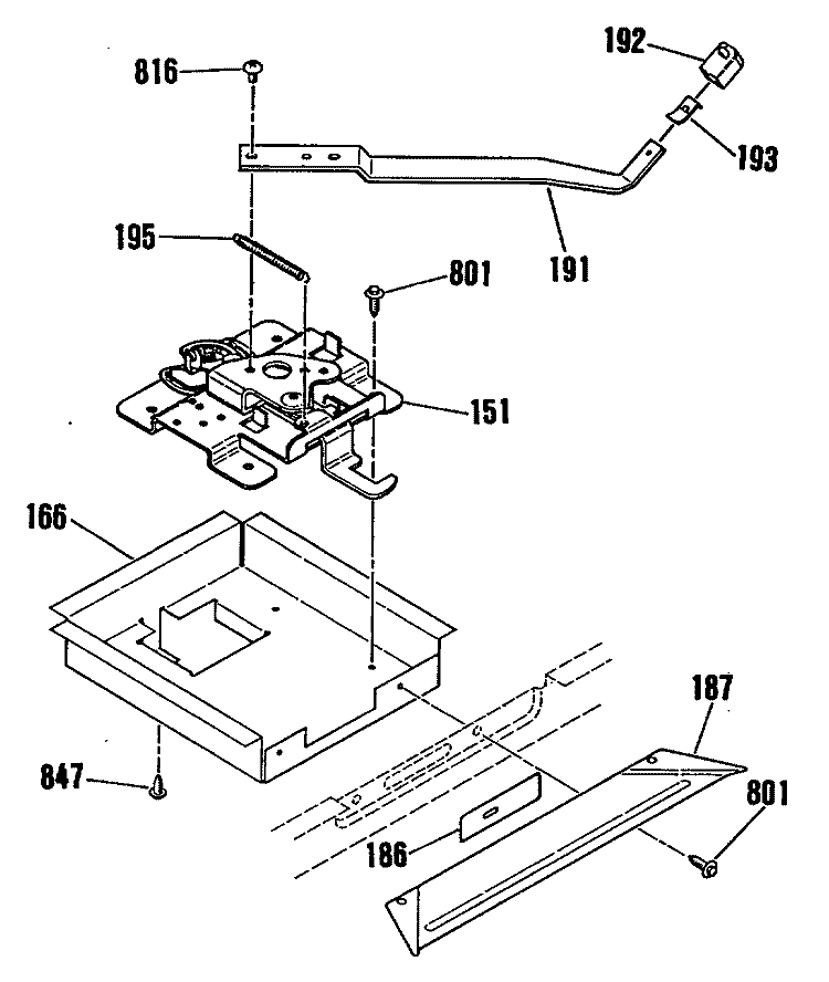 Section Diagram and Parts List for JSP60GN2  Hotpoint Range