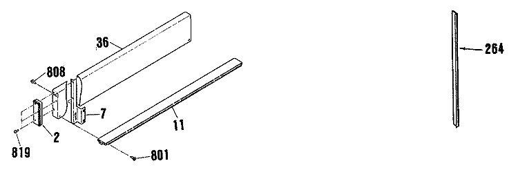Section Diagram and Parts List for JSP60GN2  Hotpoint Range