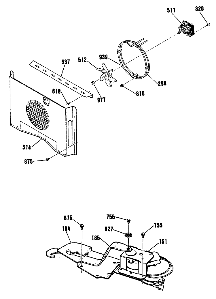 Section Diagram and Parts List for JTP18AT1AA  General Electric Wall Oven