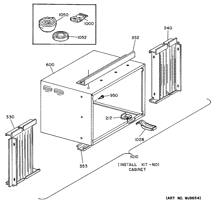 Section Diagram and Parts List for KCM12DBX1  Hotpoint Air Conditioner