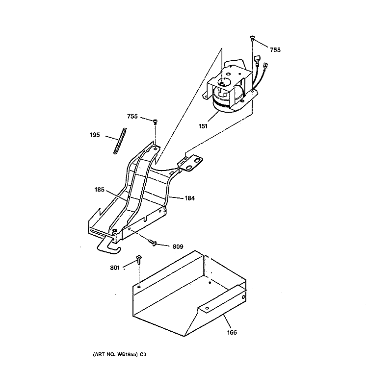 DOOR LOCK Diagram and Parts List for JGSP44AEY1AA  General Electric Range