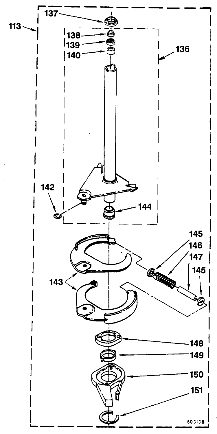 Section Diagram and Parts List for WSM2420SCZWW  General Electric Washer Dryer Combo