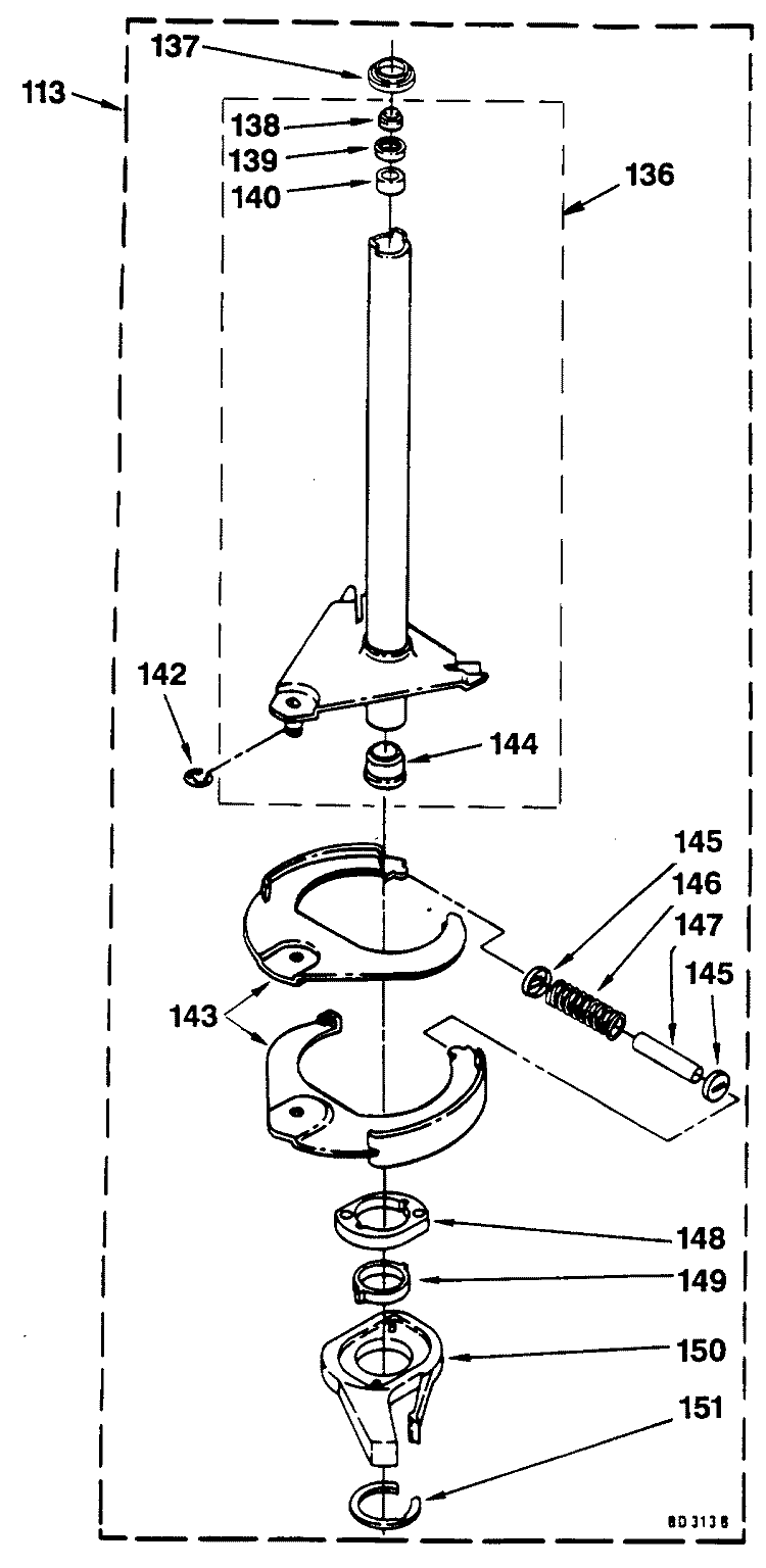 Section Diagram and Parts List for WSM2480SCZWW  General Electric Washer Dryer Combo