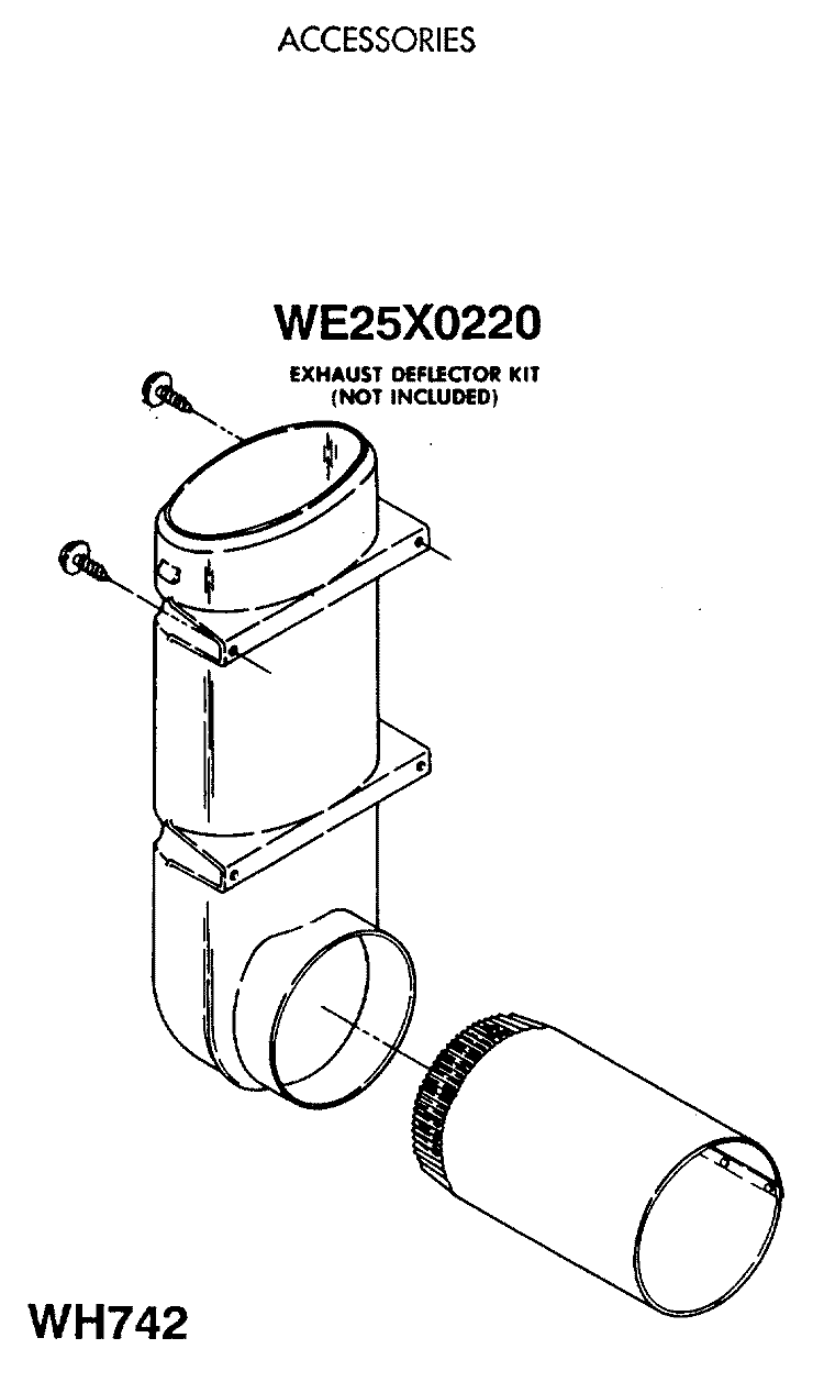 ACCESSORIES Diagram and Parts List for WSM2420SEZWW  General Electric Washer Dryer Combo