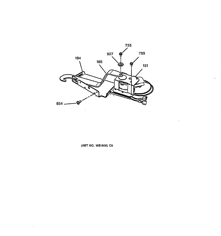 DOOR LOCK Diagram and Parts List for JKP69WW1WW  General Electric Microwave Oven Combo