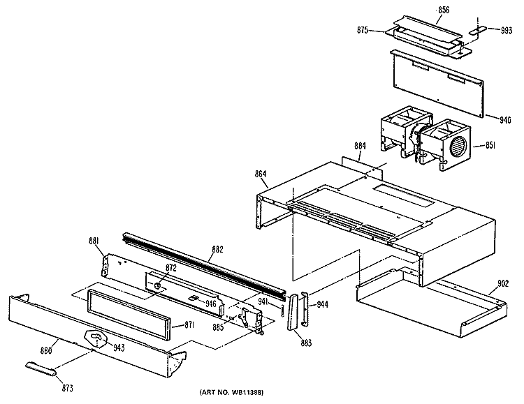 Section Diagram and Parts List for RH758G*M1  Hotpoint Range