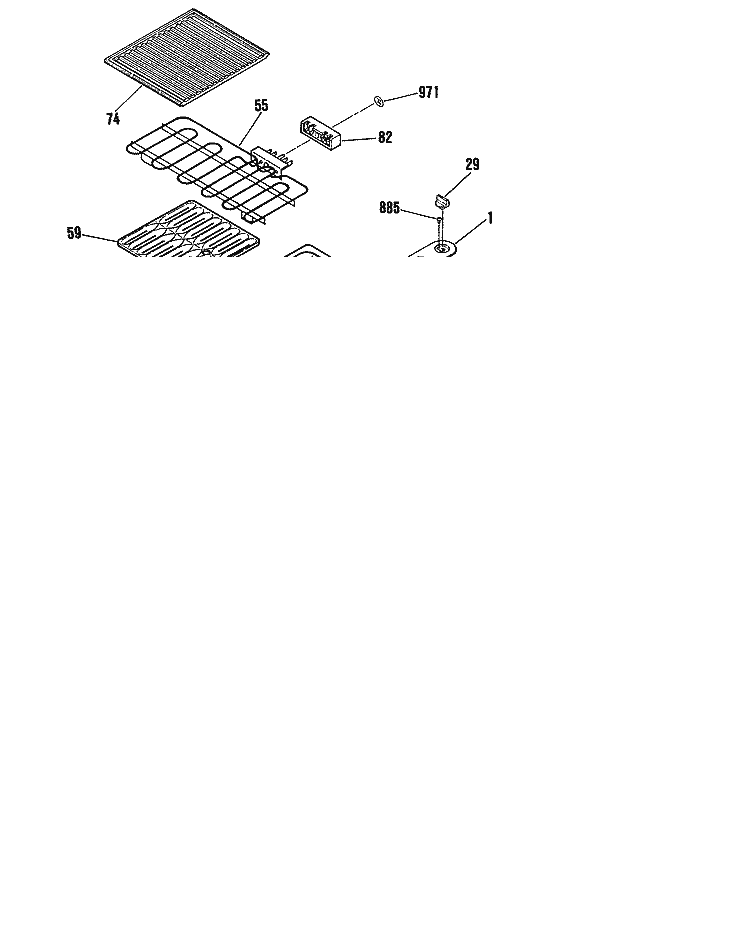 Section Diagram and Parts List for RS780GN1  General Electric Range