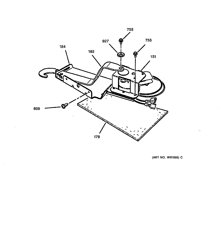 DOOR LOCK Diagram and Parts List for JCSP39BW2BB  General Electric Range