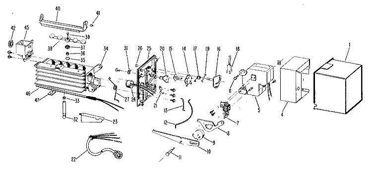 ICEMAKER Diagram and Parts List for WR30X234  General Electric Ice Maker