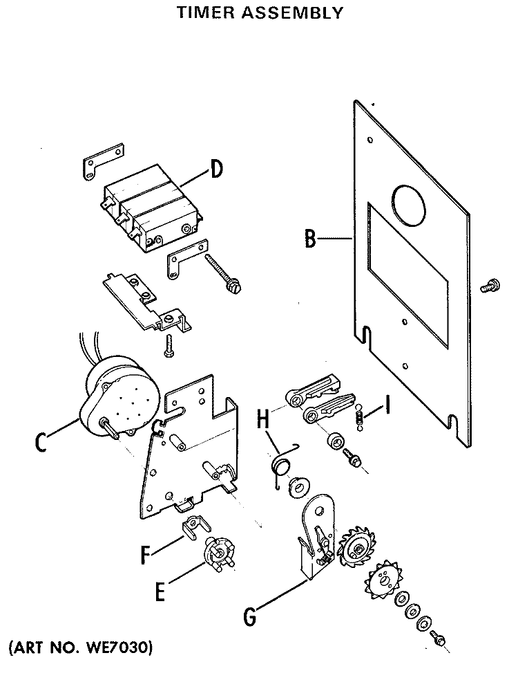 Section Diagram and Parts List for DDC4498AFL  General Electric Dryer