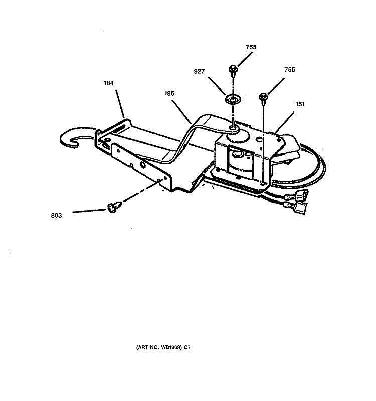 DOOR LOCK Diagram and Parts List for JCKP15WA2WW  General Electric Wall Oven