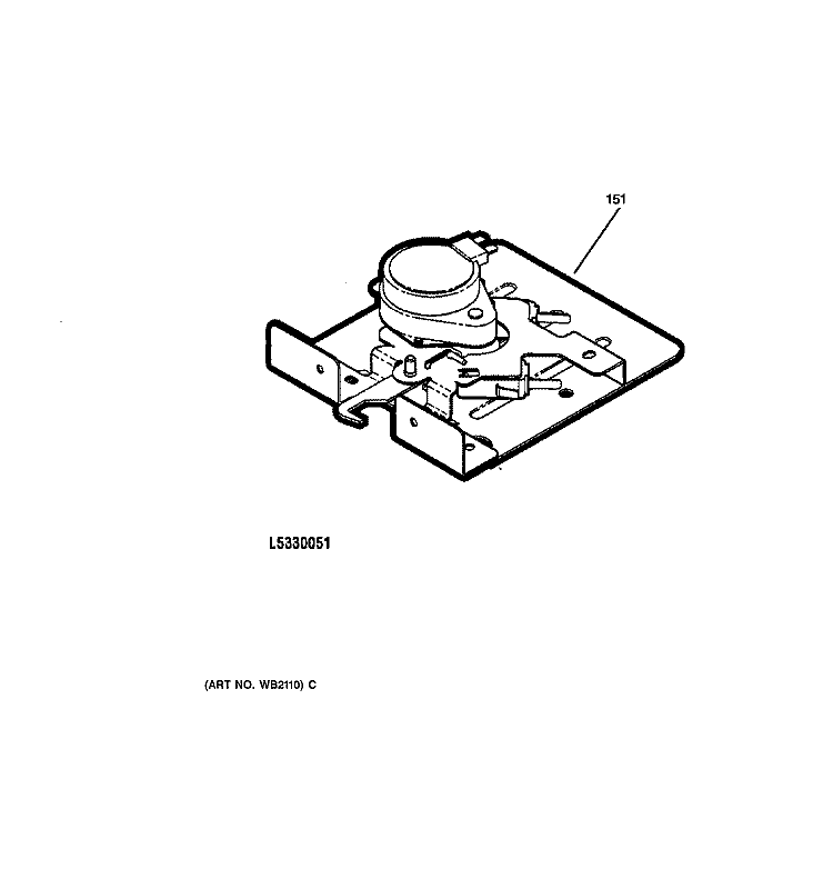 DOOR LOCK Diagram and Parts List for JBP79BB1BB  General Electric Range