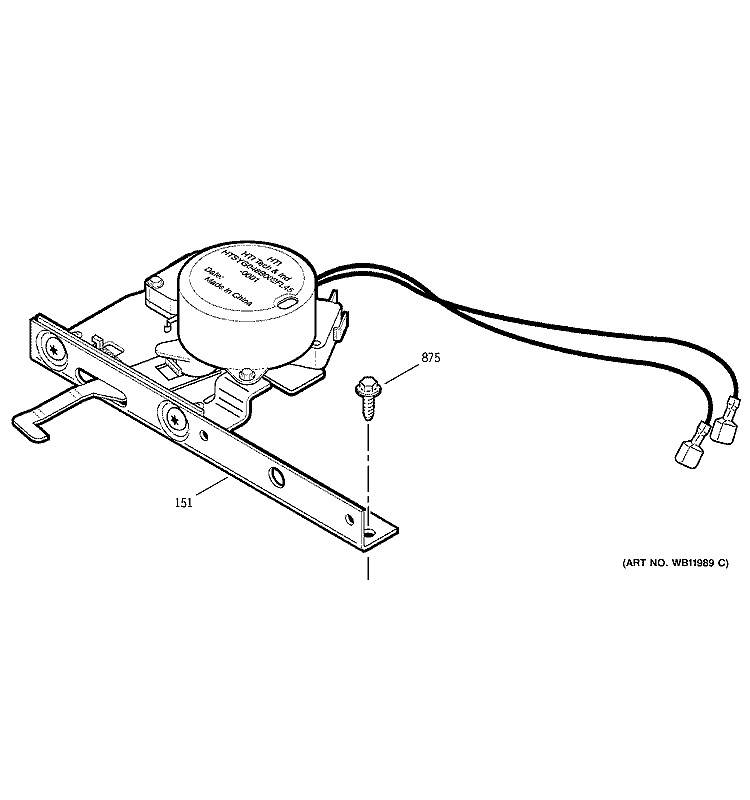 DOOR LOCK Diagram and Parts List for JCSP46BD1BB  General Electric Range