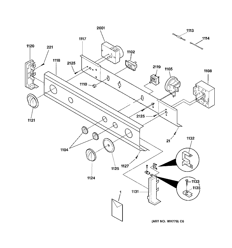 CONSOLE & CONTROLS Diagram and Parts List for WSM2700WAWCC  General Electric Washer Dryer Combo
