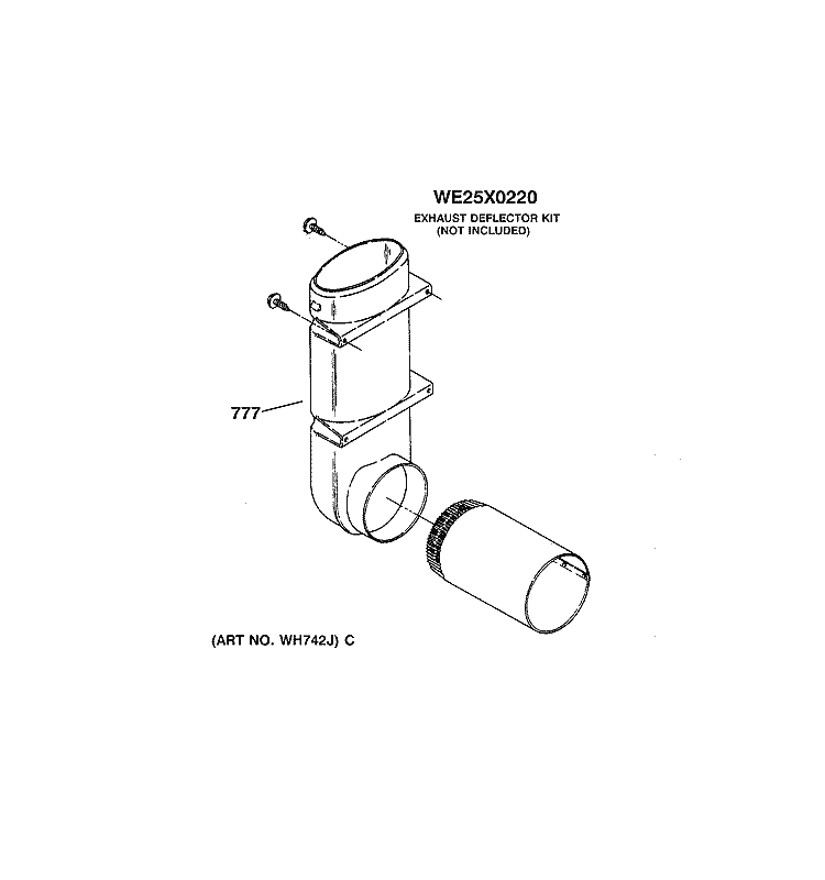 ACCESSORIES Diagram and Parts List for WSM2420TCAWW  General Electric Washer Dryer Combo