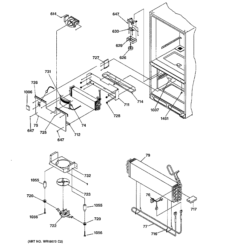 CONTROLS & LIGHT COVERS Diagram and Parts List for PDS21SBMABS  General Electric Refrigerator