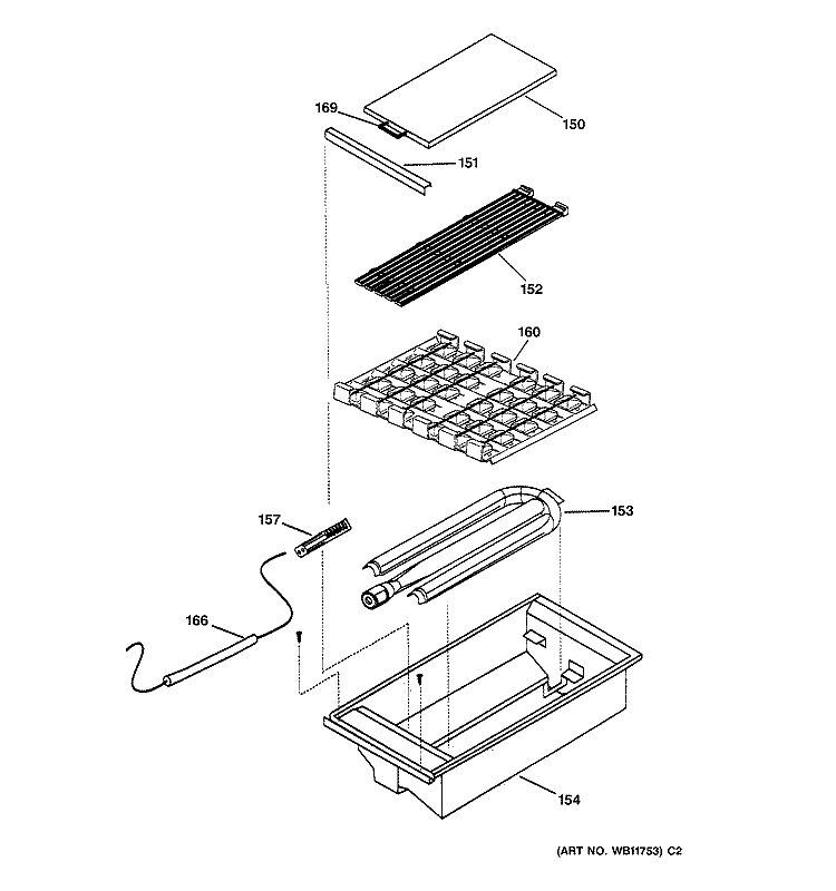 GRIDDLE ASSEMBLY Diagram and Parts List for ZDP36L4RD2SS  General Electric Range